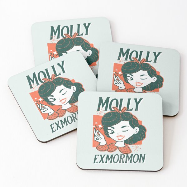 Item preview, Retro Molly ExMormon Girl Wink Snap Smile 90s designed and sold by Exmo Merch.