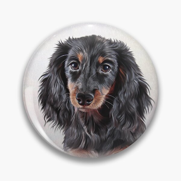 Item preview, Drawing Dog breed long haired dachshund designed and sold by bonidog.