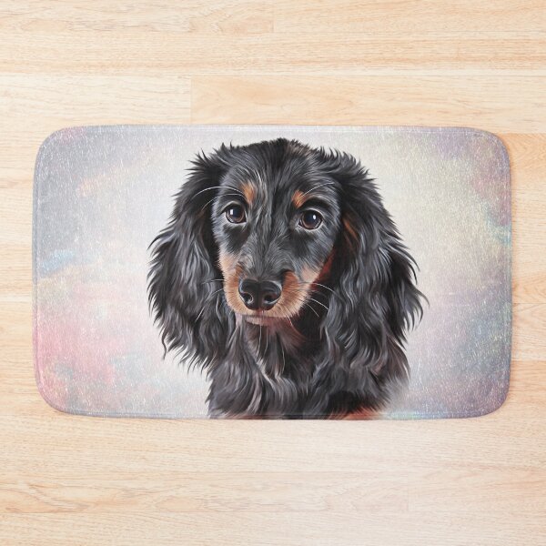 Item preview, Drawing Dog breed long haired dachshund designed and sold by bonidog.