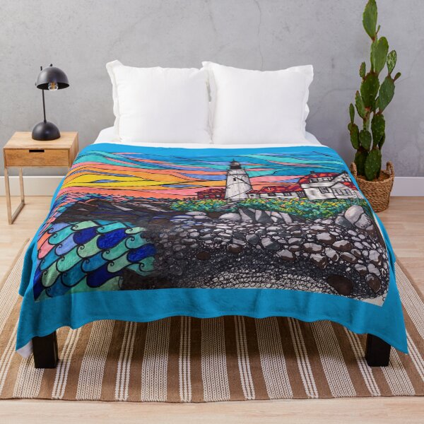 Item preview, Portland Headlight with a Beautiful Sky! designed and sold by rtbrassard.