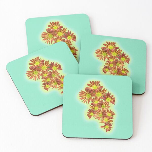Item preview, Spring Theme - Hanging Rusty Orange Daisies - Light Yellow Highlight designed and sold by ThisNThatImages.