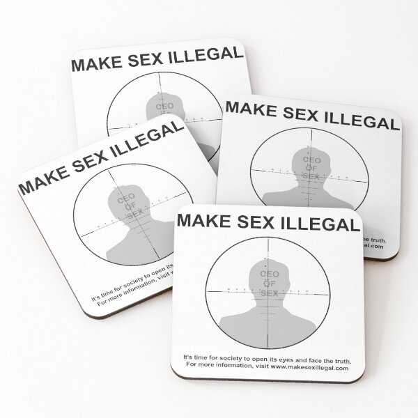 Item preview, MAKE SEX ILLEGAL designed and sold by notjimmystewart.