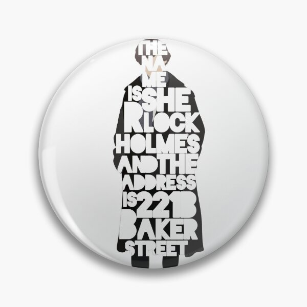 Item preview, BBC Sherlock Holmes Drawing With White Text designed and sold by MultifanArt1.