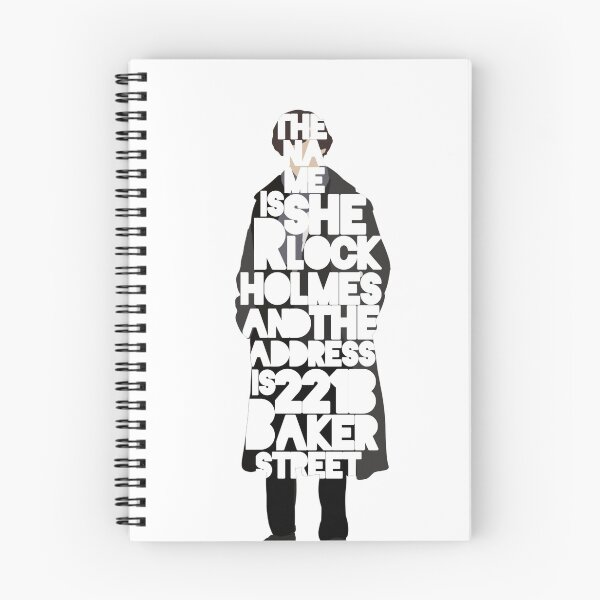 Item preview, BBC Sherlock Holmes Drawing With White Text designed and sold by MultifanArt1.