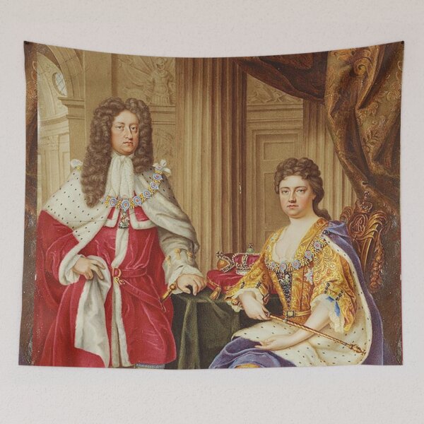 Item preview, Queen Anne Anne with her husband, Prince George of Denmark designed and sold by The Great  Art.