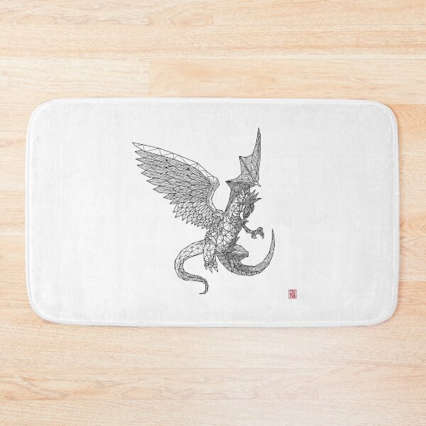 Item preview, Geometric Light and Darkness Dragon designed and sold by Daniel Grey.