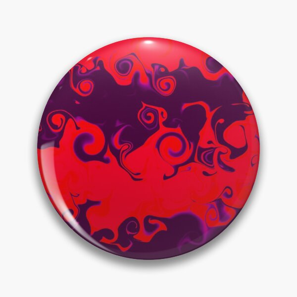 Item preview, Abstract Art #6 : Dangerous (Fire Red and Deep, Very Dark Purple) designed and sold by Cosmic-Ferret.