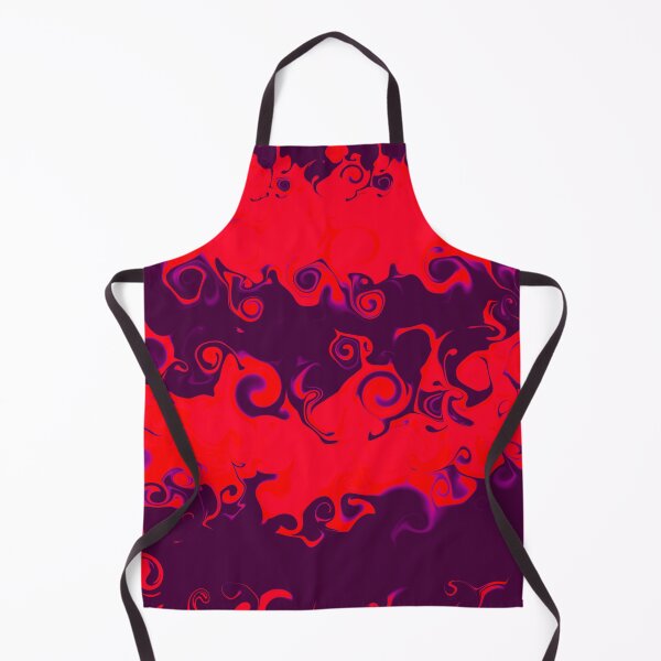 Item preview, Abstract Art #6 : Dangerous (Fire Red and Deep, Very Dark Purple) designed and sold by Cosmic-Ferret.