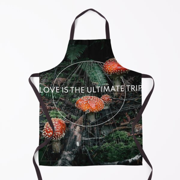 Item preview, Love is the ultimate trip Amanita Muscaria Mushroom Geometric  designed and sold by Robtography.