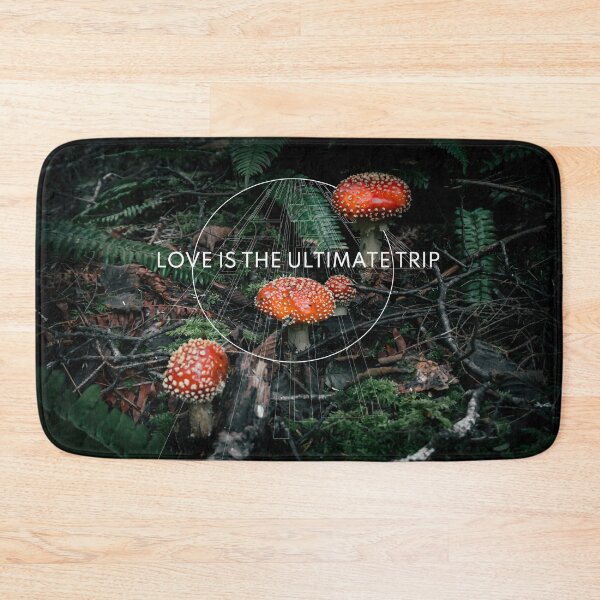 Item preview, Love is the ultimate trip Amanita Muscaria Mushroom Geometric  designed and sold by Robtography.