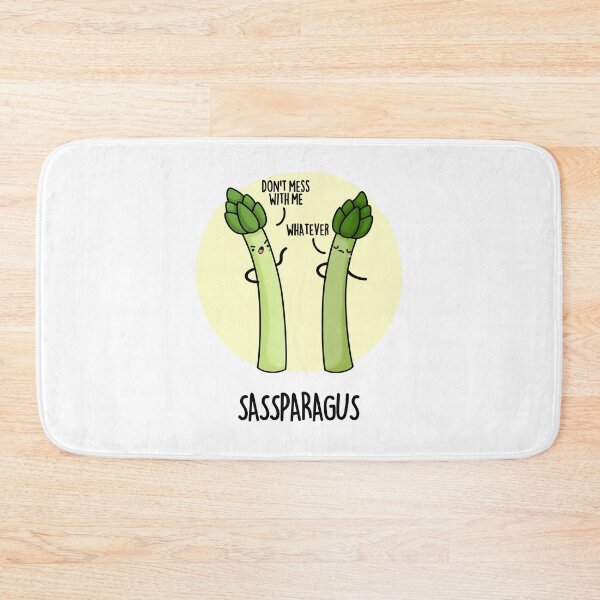 Item preview, Sassparagus Funny Asparagus Vegetable Puns  designed and sold by punnybone.