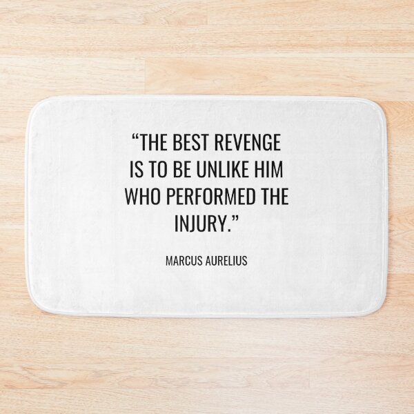 Aperçu de l'œuvre Marcus Aurelius - La meilleure vengeance est d'être différent de celui qui a commis la blessure. créée et vendue par SocraticQuotes.