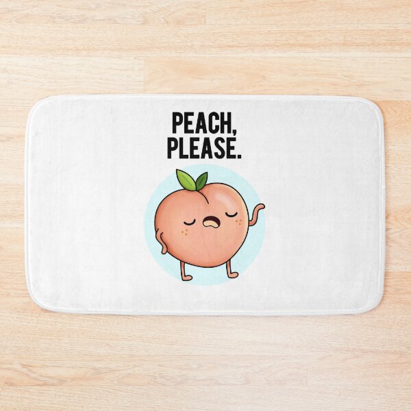 Item preview, Peach Please Funny Fruit Puns  designed and sold by punnybone.
