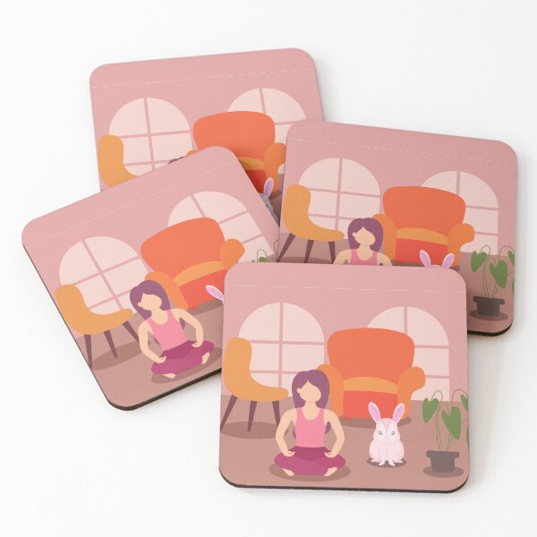 Item preview, Bunny Yoga Studio designed and sold by Schka.
