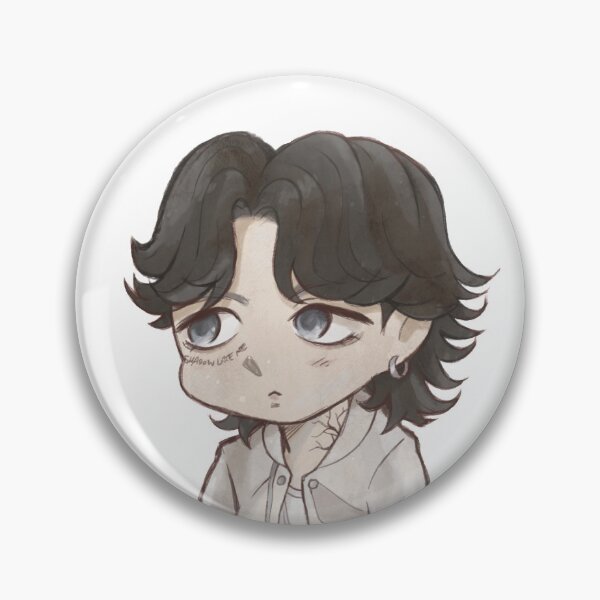 Item preview, BTS V chibi -ON- sticker designed and sold by renrensden.