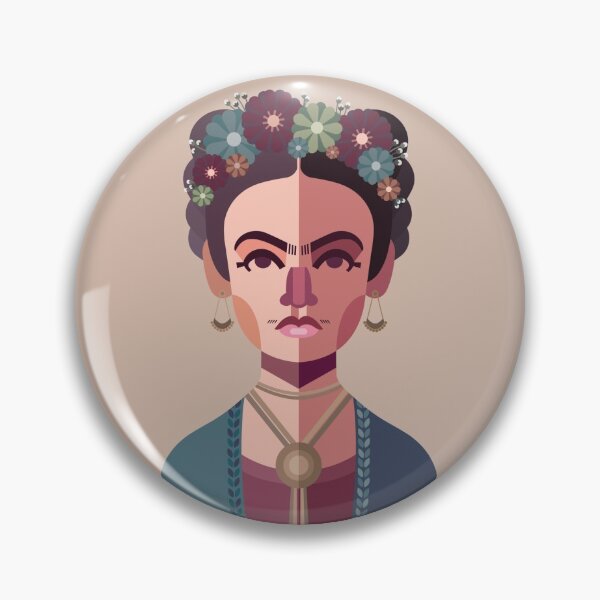 Item preview, Frida Kahlo vector portrait designed and sold by Karoraino.