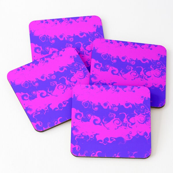 Item preview, Aesthetic Abstract #6 : Dangerous (Fuchsia and Bright Electric Blue) designed and sold by Cosmic-Ferret.