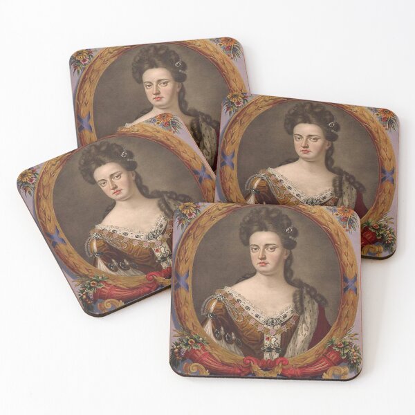 Item preview, Queen Anne: Tinted engraving of Anne from an atlas  designed and sold by The Great  Art.