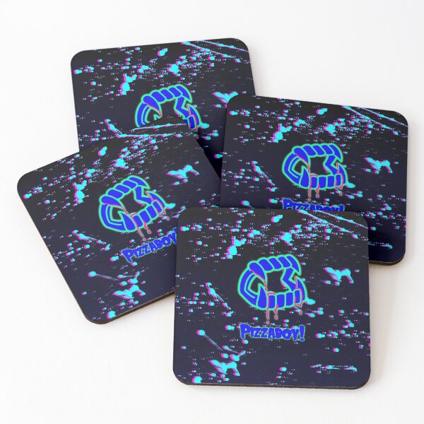 Item preview, Pizzaboy Blacklight Vampire Fangs neon blue designed and sold by Pizzaboy! Merch Store.