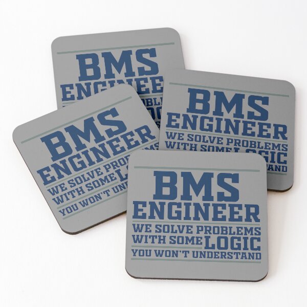 Item preview, BMS Engineer - We solve problems with some logic you won't understand! Dark Blue and Green designed and sold by ZephyrusDesigns.