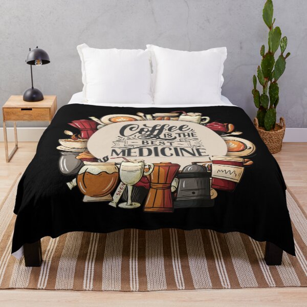 Item preview, Coffee is the best medicine, coffee accessories designed and sold by coffeeapparel.