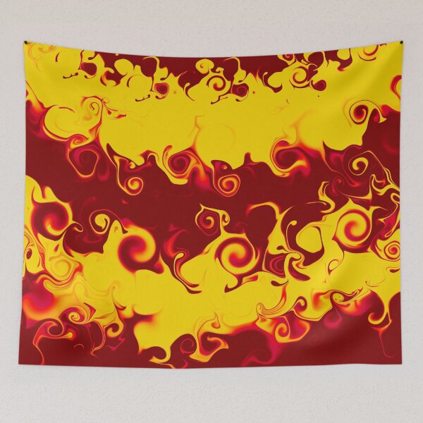 Item preview, Abstract Art #6 : Dangerous (Fire Yellow, Orange, and Red) designed and sold by Cosmic-Ferret.