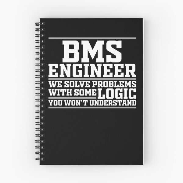 Item preview, BMS Engineer - We solve problems with some logic you won't understand! White and Grey designed and sold by ZephyrusDesigns.