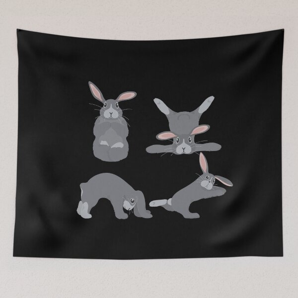 Item preview, Bunny Yoga Asana Exercises designed and sold by Schka.