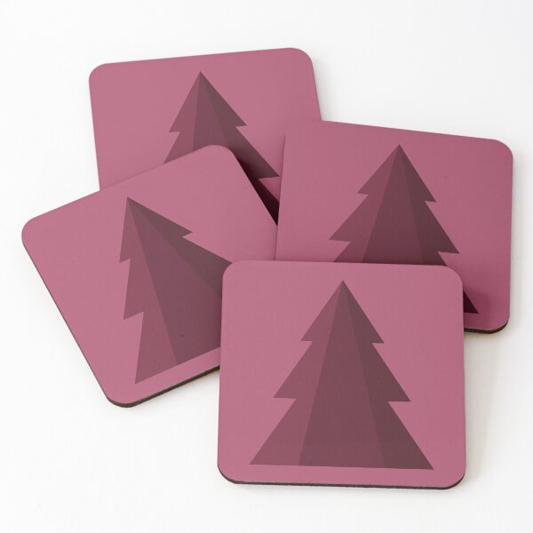Item preview, Oxblood Tricolor Pine Tree designed and sold by Susssanne.