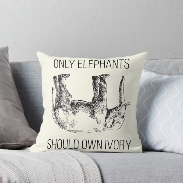 Artikelvorschau, Nur Elefanten sollten Elfenbein besitzen. Nur Elefanten sollten Elfenbein tragen! entworfen und verkauft von ElephantClub.