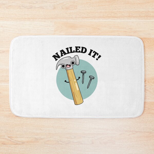 Item preview, Nailed It Funny Hammer Nail Puns  designed and sold by punnybone.