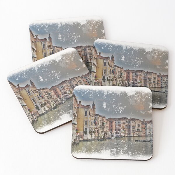 Item preview, A Taste Of Venice Gondolas Galore Mixed Media designed and sold by OByD.