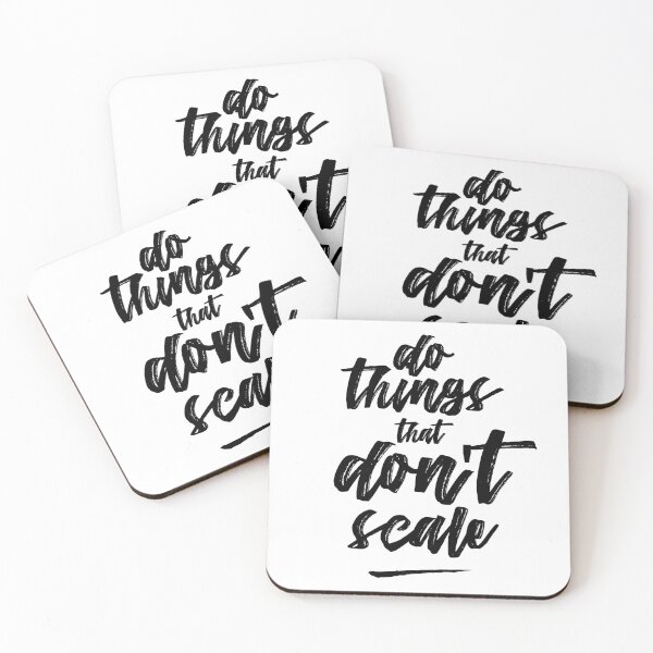 Item preview, Do things that don't scale. Poster inspiration for startups designed and sold by EziaDesign.