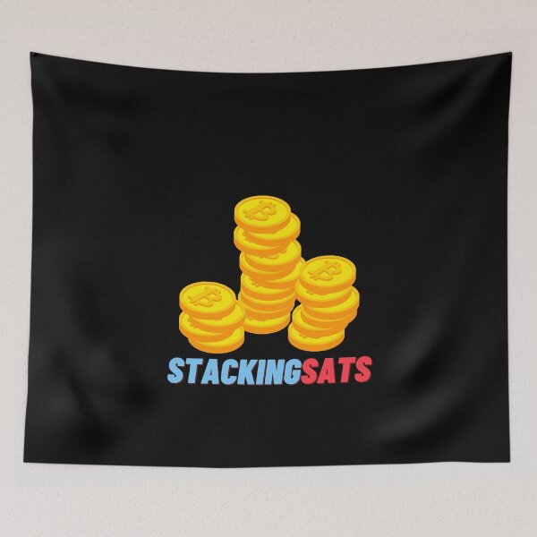 Item preview, Stacking Sats Bitcoin NFT Art HODL Your Bitcoin designed and sold by ravishdesigns.