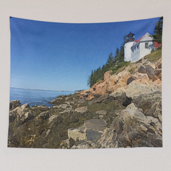 Item preview, Artsy Bass Harbor Head designed and sold by Autumn Seas Photography.