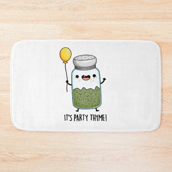 Item preview, It's Party Thyme Funny Herb Puns  designed and sold by punnybone.