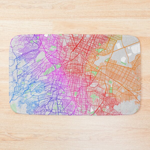 Item preview, Mexico City Map - Colorful designed and sold by deMAP.