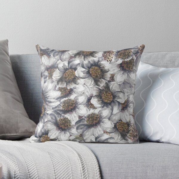 Daisy Delight Throw Pillow
