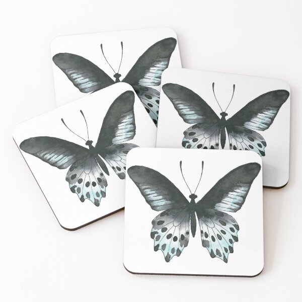Item preview, Blue Mormon Butterfly Loose Watercolor Painting designed and sold by Danica Templeton.