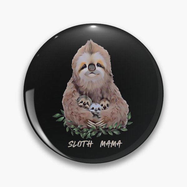 Item preview, Sloth Mama and Baby Sloths Cute Graphic designed and sold by FTAPS.