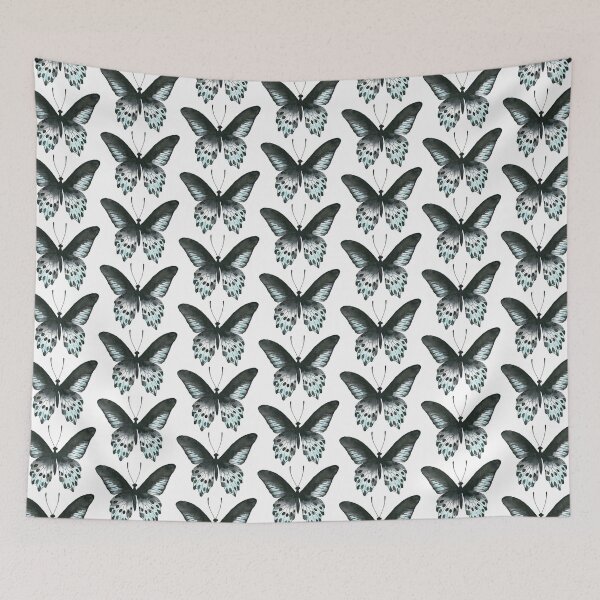 Item preview, Blue Mormon Butterfly Loose Watercolor Painting designed and sold by Danica Templeton.