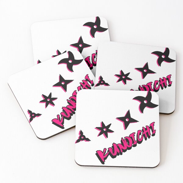Item preview, Kunoichi star blades - black & pink 2 designed and sold by Mitnal.