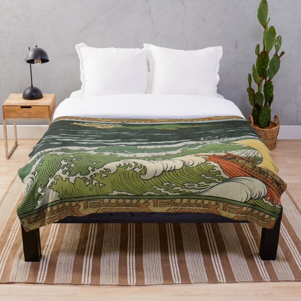 Item preview, The Tale of Tsar Sultan – Ivan Bilibin 1904 Ocean Waves designed and sold by RonesaAveela.
