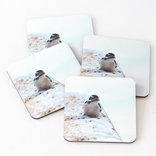 Item preview, Tiny Woodpecker in Snow and Seeds designed and sold by Vivar Photo.