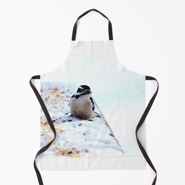 Item preview, Tiny Woodpecker in Snow and Seeds designed and sold by Vivar Photo.