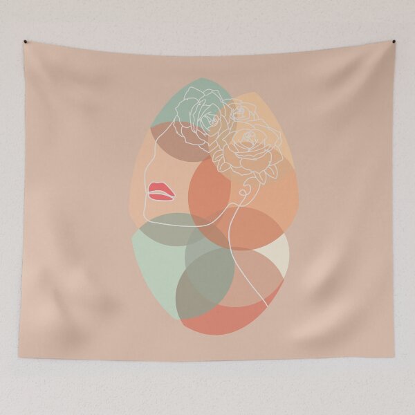 Item preview, Minimalist Continuous Line Art Woman designed and sold by sweet dreamer.
