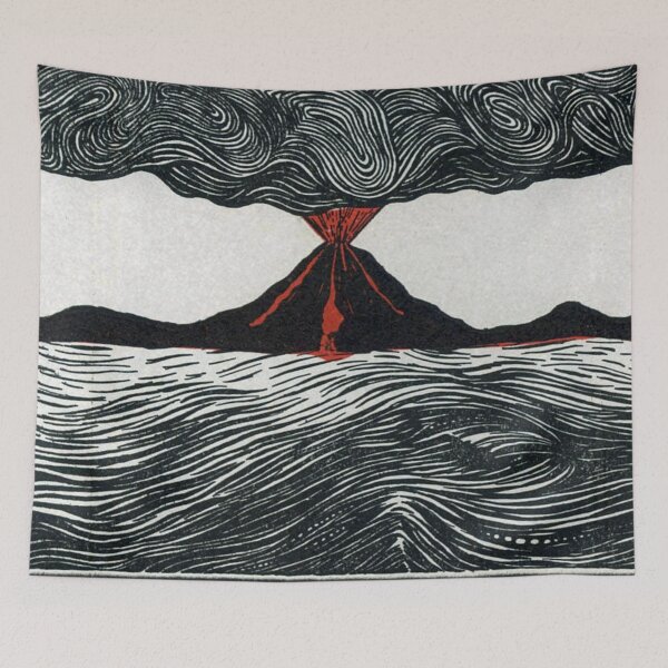 Item preview, The Volcanic Eruption of Mount Pelee designed and sold by Karianne Potter.