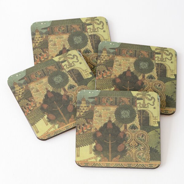Item preview, Volga Troops Indian City- Ivan Bilibin 1904 designed and sold by RonesaAveela.