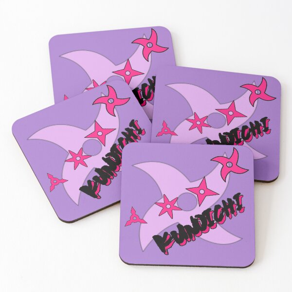 Item preview, Kunoichi star blades - pink shuriken designed and sold by Mitnal.