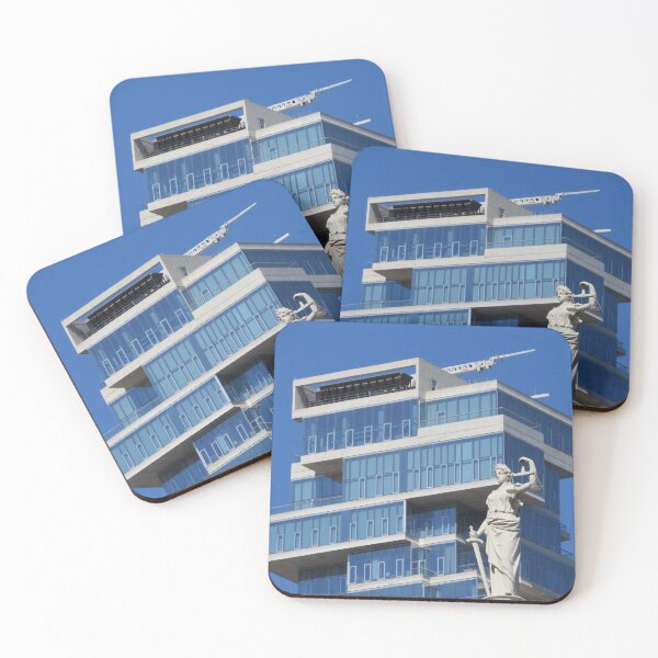 Item preview, Classic Statue, Modern Architecture, Lower Manhattan, New York City designed and sold by lenspiro.